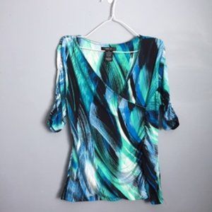 STYLE & CO BLOUSE.  SIZE L/G.  COLOR MUTIPLE